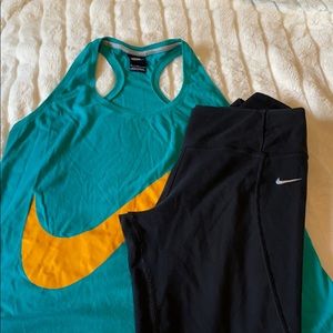 Nike workout set Medium